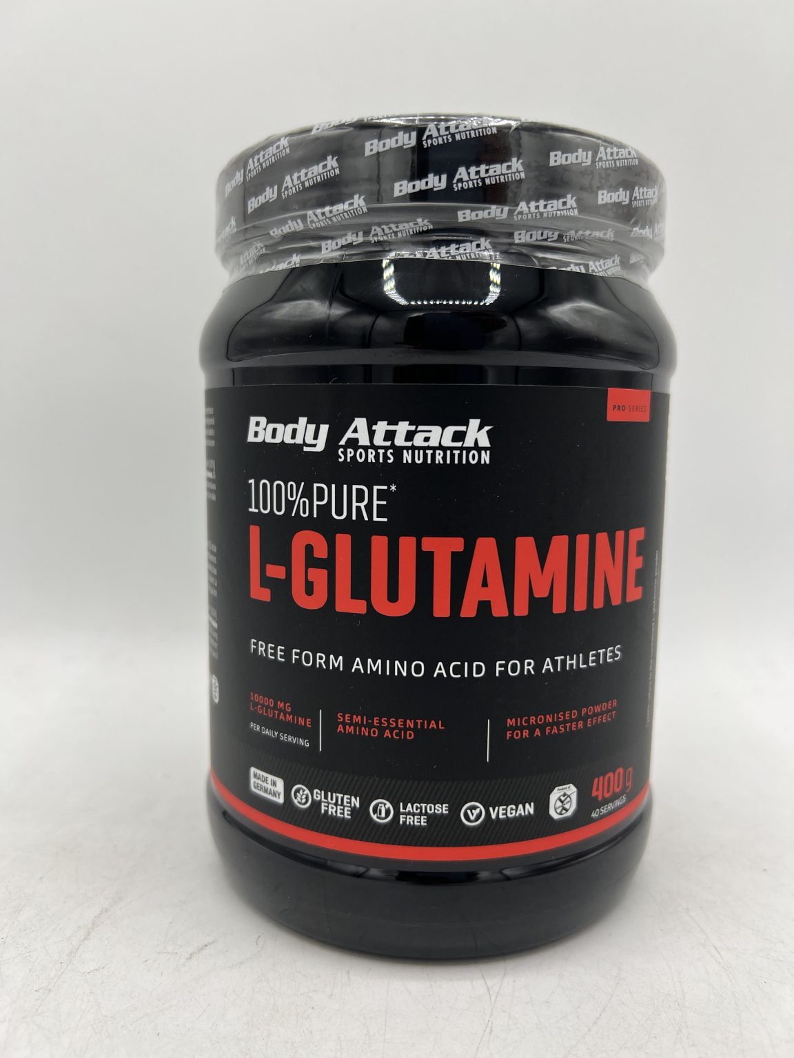 گلوتامین بادی اتک ۴۰۰ گرم ا L-glutamine Body Attack تاریخ بلند