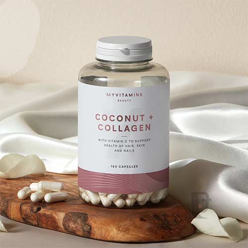 کوکونات کلاژن 180 عددی مای ویتامینز دو لیبل اورجینال (محصول کشور انگلستان- ضمانت اصالت)