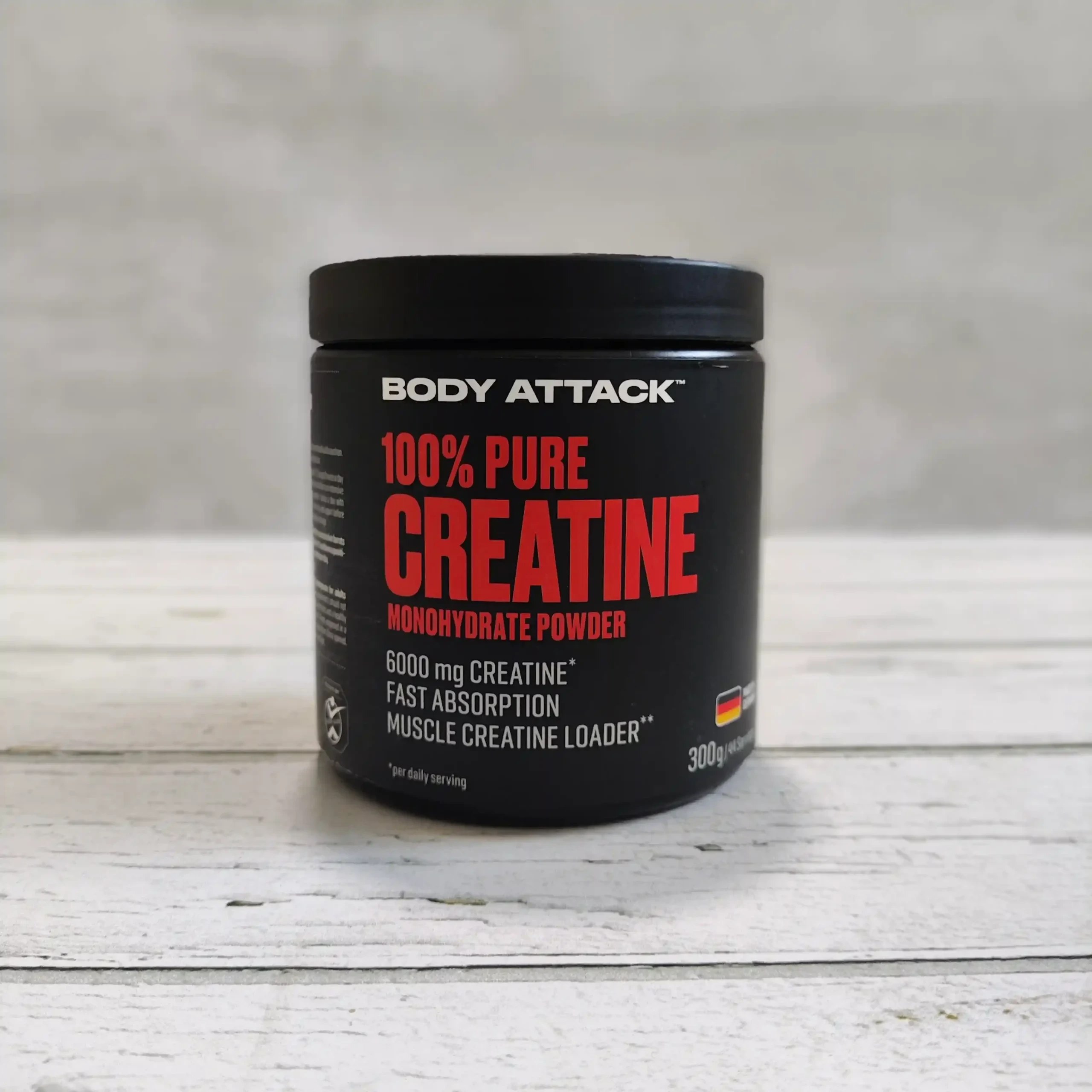کراتین 100% پیور بادی اتک با تضمین مرحوعی – اورجینال CREATINE 300G BODY ATTACK